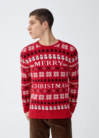 Червоний демісезонний джемпер джемпер Pull & Bear