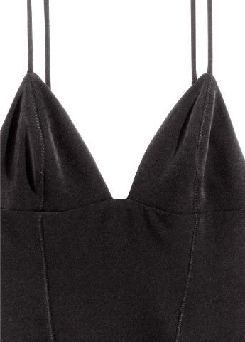 Чорна сукня H&M однотонна