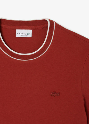 Теракотова футболка Lacoste
