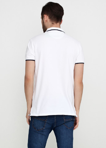 Белая футболка-поло для мужчин LTB однотонная