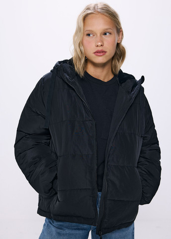 Черная демисезонная куртка Springfield