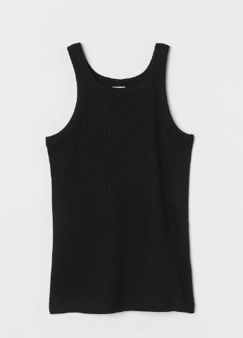 Топ літо,чорний, H&M Basic (254655466)