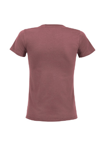 Розово-коричневая летняя футболка Sol's