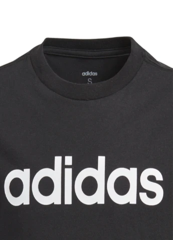 Черная летняя футболка adidas