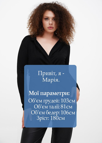 Чёрная блуза на запах PrettyLittleThing