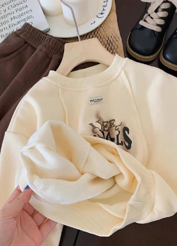 SHEIN свитшот рисунок молочный кэжуал хлопок, флис