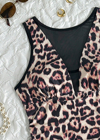 Черный летний купальник (лиф, трусики) танкини, раздельный SHEIN