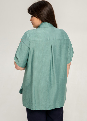 Оливковая летняя блуза A'll Posa