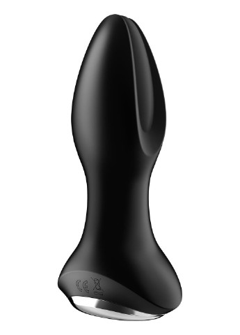 Анальна смарт вібропробка із перлинним масажем Rotator Plug 2+ Black Satisfyer (254785134)