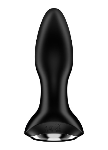 Анальная смарт вибропробка с жемчужным массажем Rotator Plug 2+ Black Satisfyer (254785134)