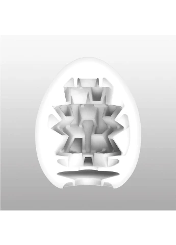 Мастурбатор-яйцо Egg Boxy с геометрическим рельефом Tenga (254738007)