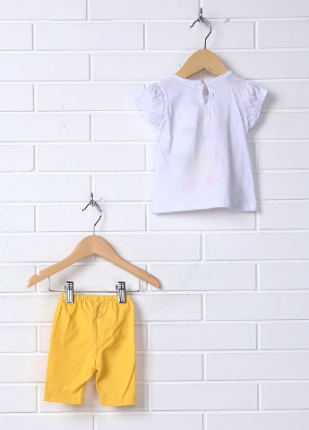 Белый летний комплект (футболка, шорты) Citir