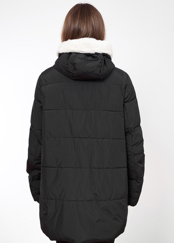 Черная зимняя куртка куртка-пальто Meajiateer