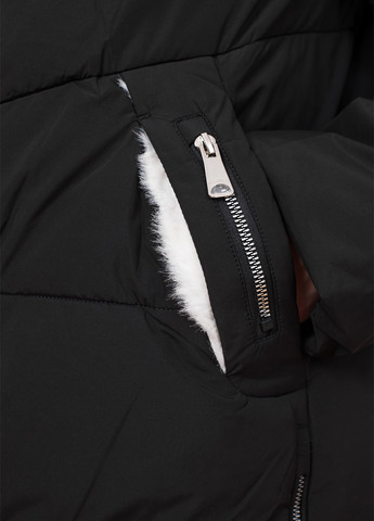 Черная зимняя куртка куртка-пальто Meajiateer