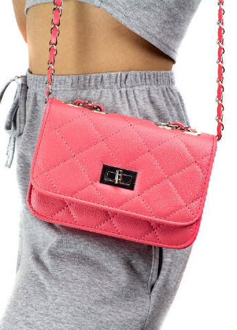 Женская сумка-клатч через плечо розовая Corze ss03712-lpk (225538326)