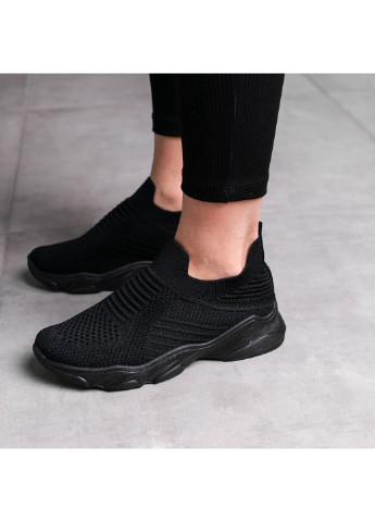 Черные демисезонные кроссовки женские toby 3559 39 24,5 см черный Fashion