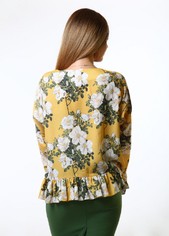 Жовта демісезонна блуза InDresser