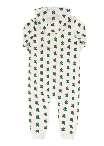 Человечек ромпер на флисе КБ191 серый Бемби (254492126)