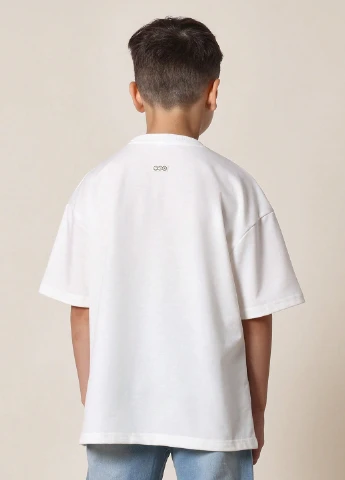Белая летняя футболка SHEIN