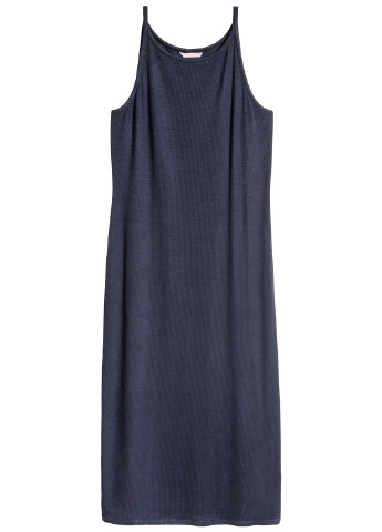 Темно-синя кежуал сукня а-силует H&M