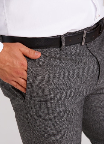 Серые кэжуал демисезонные брюки Trend Collection