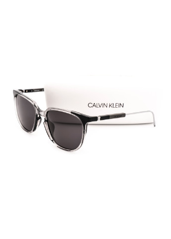 Сонцезахисні окуляри Calvin Klein однотонні чорні