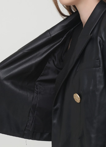 Чорна демісезонна куртка T&T FASHION