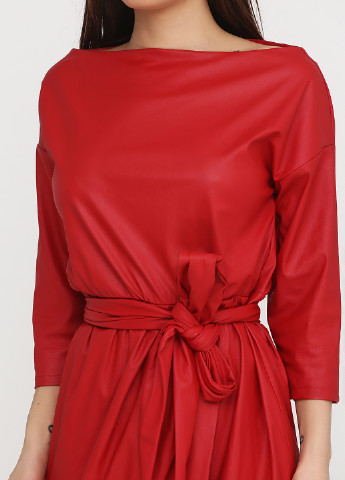 Красное кэжуал платье с длинным рукавом Imperial