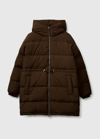 Темно-коричнева демісезонна куртка United Colors of Benetton