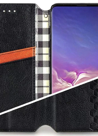 Кожаный чехол книжка Cubic (PU) для Xiaomi Mi 11 Черный (is_00000041846_6) Getman (237834694)