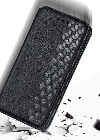Кожаный чехол книжка Cubic (PU) для Xiaomi Mi 11 Черный (is_00000041846_6) Getman (237834694)