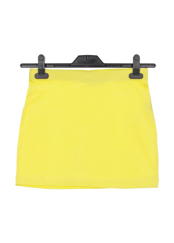 Желтая кэжуал однотонная юбка Pepperts