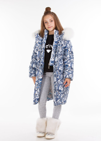 Синяя зимняя куртка Sofia Shelest