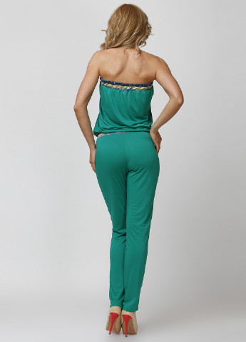 Комбинезон Delfin Collection комбинезон-брюки зелёный кэжуал