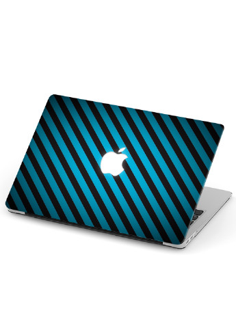 Чохол пластиковий для Apple MacBook Pro 16 A2141 Абстракція (Dark blue stripes abstract) (9494-2731) MobiPrint (219123838)