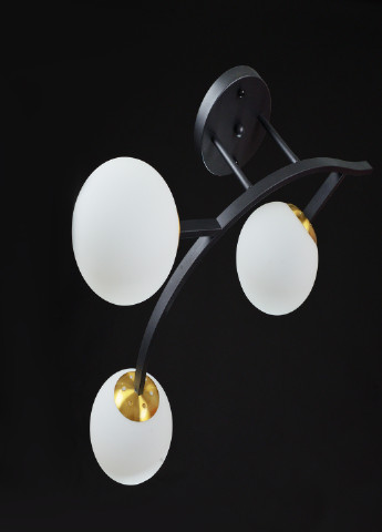 Потолочная люстра BR-01 644C/3 E27 BK/WH Brille (251891833)