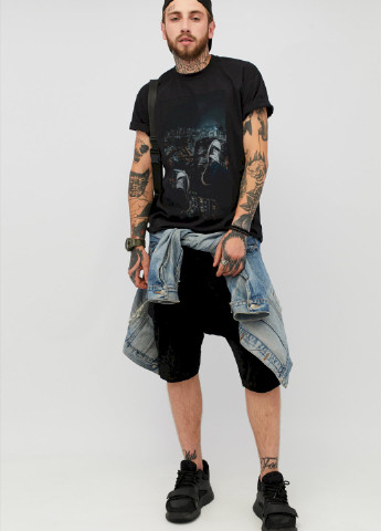 Черная футболка мужская YAPPI