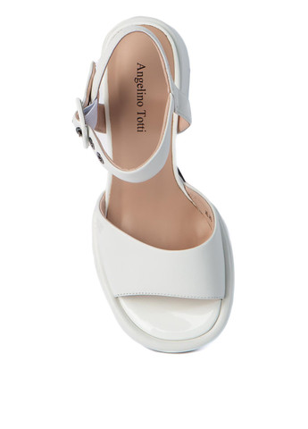 Белые босоножки AngelinoTotti с ремешком