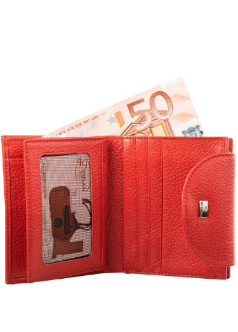 Жіночий шкіряний гаманець 9,5х12х3 см Desisan (212705679)