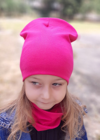 Детская шапка с хомутом КАНТА размер 48-52, малиновый (OC-390) Канта (212242448)