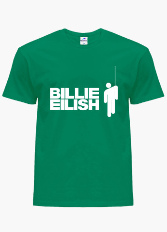 Зеленая демисезонная футболка детская билли айлиш (billie eilish)(9224-1211) MobiPrint