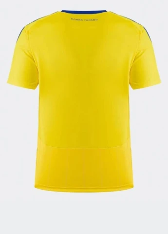 Жовта футболка ik2251 adidas Performance UKRAINE 24