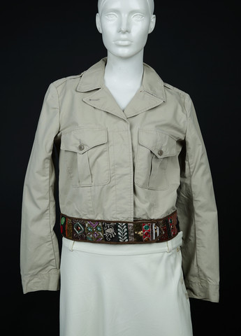 Бежевый кэжуал пиджак Ralph Lauren - однотонный - демисезонный