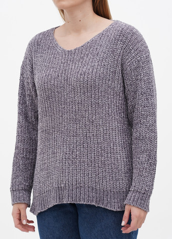 Серый демисезонный свитер пуловер Moda Italia