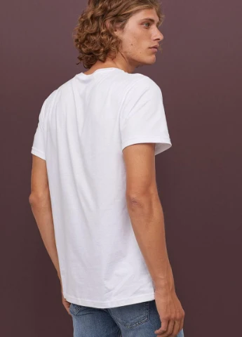 Белая футболка H&M