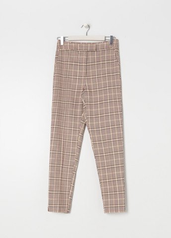 Бежевые кэжуал, классические демисезонные классические брюки Sinsay