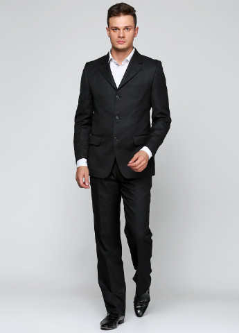 Черный демисезонный костюм (пиджак, брюки) брючный Bocodo