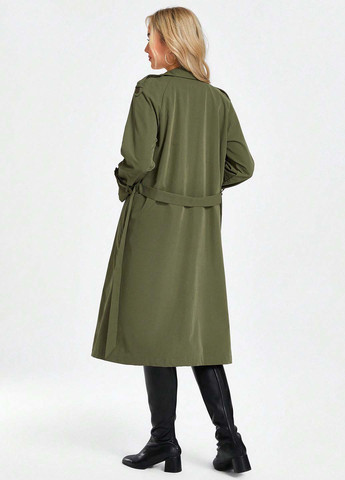 Плащ SHEIN на пуговицах демисезон (357075209)