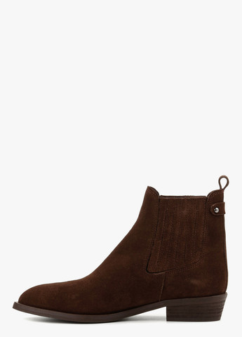 Осенние ботинки казаки Le'BERDES с заклепками из натуральной замши