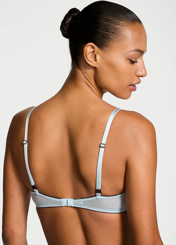 Голубой демисезонный комплект (бюстгальтер, трусики) Victoria's Secret